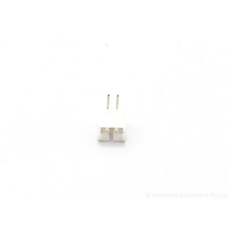 2 Pin JST Connector Male (90 degree) - 2mm Pitch (Pack of 100)