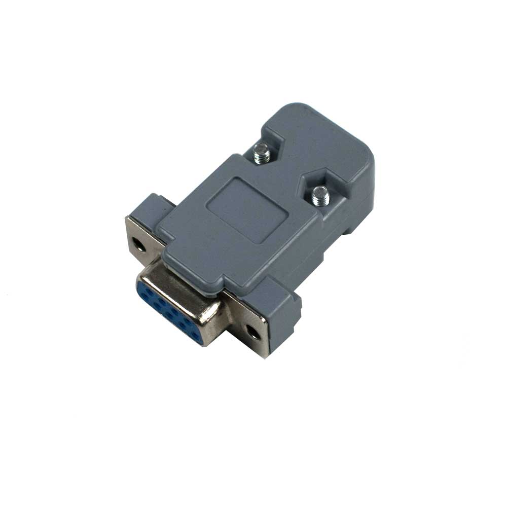 DB9 Female Serial Port Connector with Connector Cover (Pack of 10)