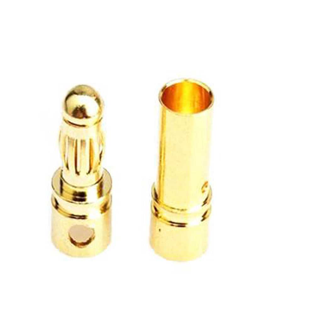3.5mm Gold Bullet Connector Pairs (Pack of 10)
