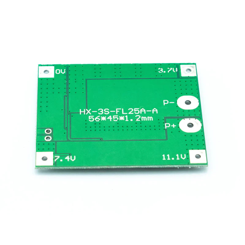 3S 25A 18650 Lithium Ion BMS for 11.1V Battery