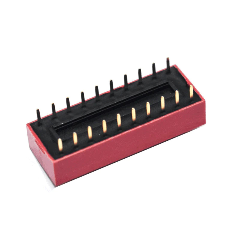10 Way DIP Switch SPST - 2.54mm Pitch (Pack of 10)