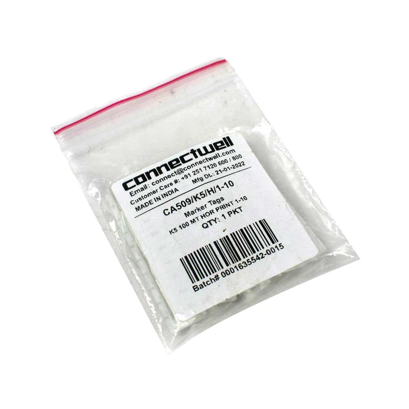 Connectwell CA509/K5 1-10 Marking Tags