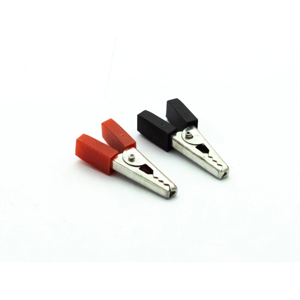 Alligator Clip Red and Black Pair (Pack of 10)