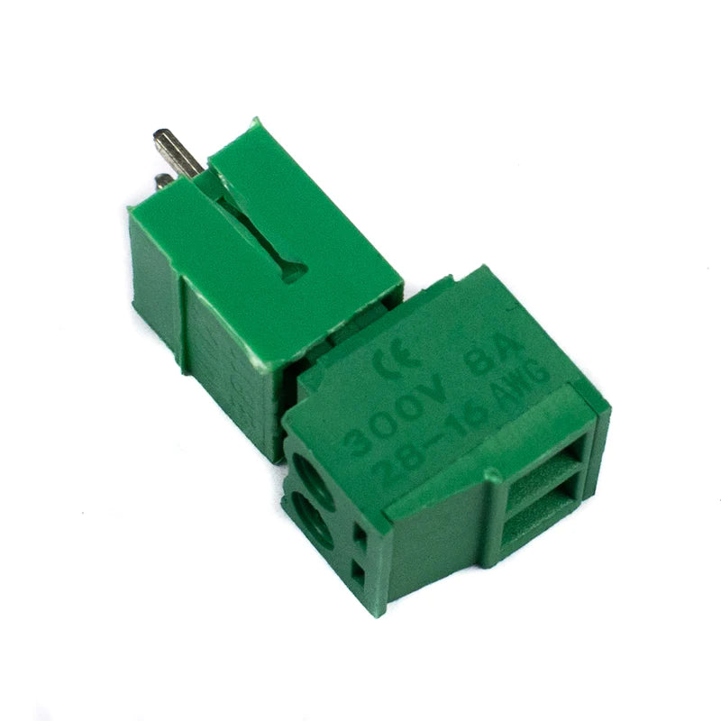 Electronic|Electronic component|2 Pin Plugin Terminal Right Angle 3.81mm Male-Female Pair|2 Pin PCB Terminal Block|PCB Terminal Block|Terminal Block|2 Pin 3.81mm Pitch|Terminal Block|300V 8A|2 Pin Plugin|Terminal Right Angle|Male-Female Pair|Arrow|Arrowtech|Arrowtechcart|Arrowtechcart.com