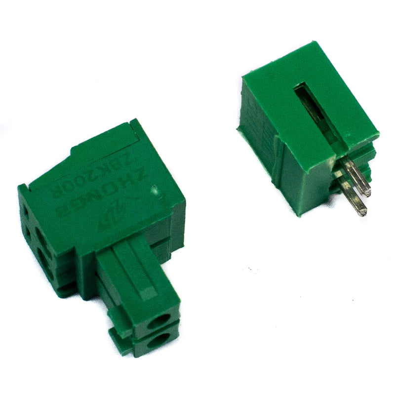 Electronic|Electronic component|2 Pin Plugin Terminal Right Angle 3.81mm Male-Female Pair|2 Pin PCB Terminal Block|PCB Terminal Block|Terminal Block|2 Pin 3.81mm Pitch|Terminal Block|300V 8A|2 Pin Plugin|Terminal Right Angle|Male-Female Pair|Arrow|Arrowtech|Arrowtechcart|Arrowtechcart.com