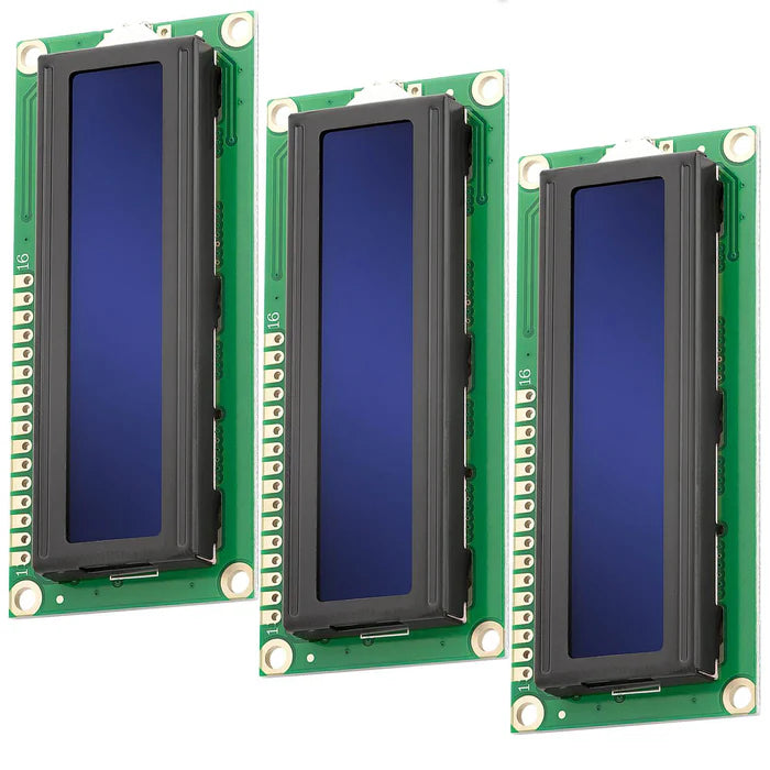 Electronic|Electronic component|Components|16x2 Alphanumeric LCD 1602 (Blue)|Alphanumeric LCD|1602 Alphanumeric LCD|Parallel LCD Display|LCD Display|Display|LCD1602 LCD Display|LCD1602 Parallel LCD Display|16x2 LCD Display|LCD 1602|Arrow|Arrow.com|Arrowtech|ArrowTech.com|Arrowtechcart|Arrowtechcart.com