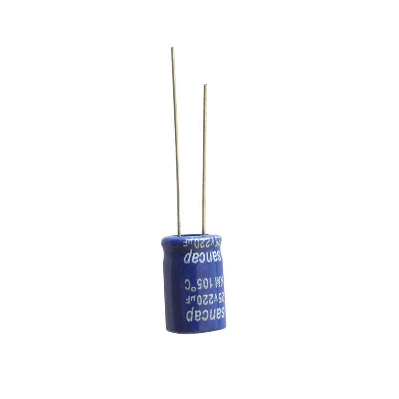 220µF 25V Electrolytic Capacitor (Pack of 200)