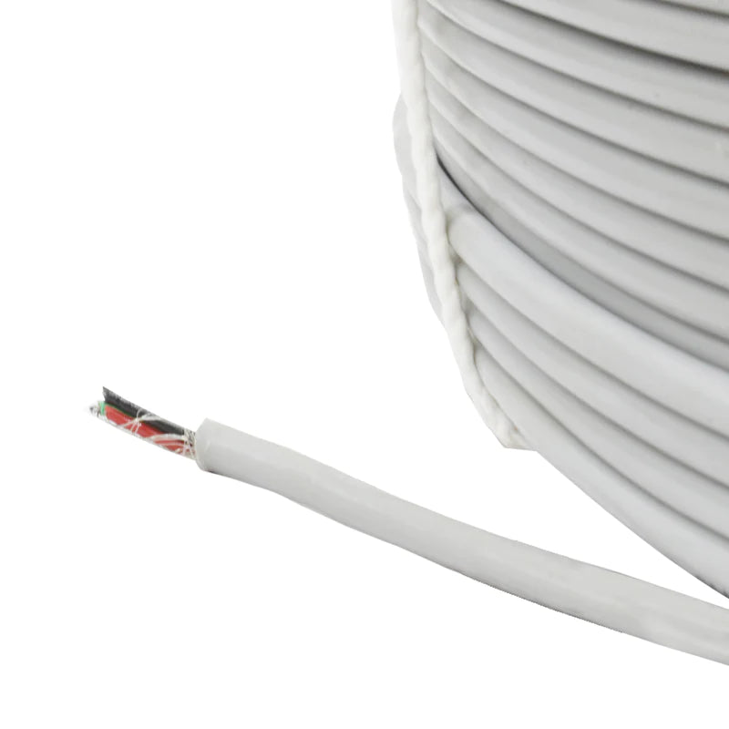 3 Core 14/.132mm(619) Grey Shielded Cable (90 Meter)