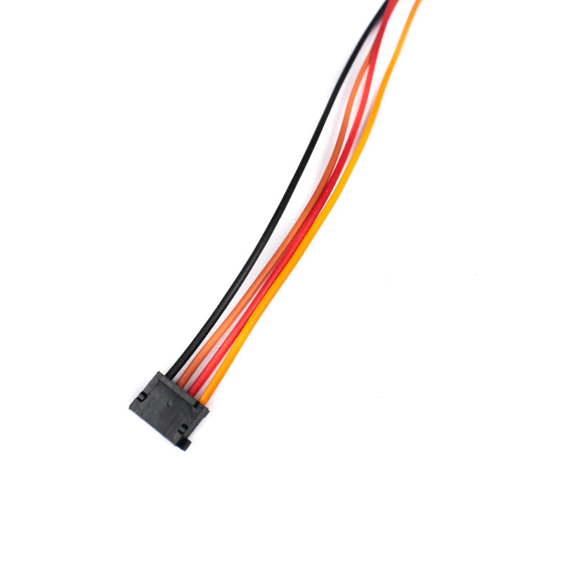 4 Pin TVS Cable Connector Female with Wire (Pack of 20)