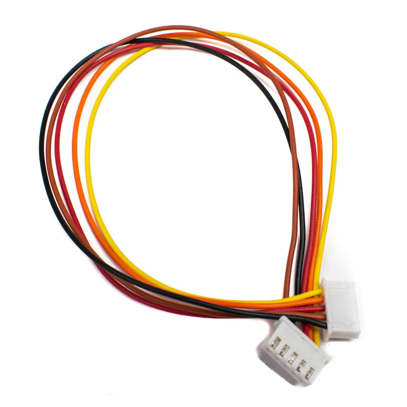 5 Pin JST Female to Female Connector - 2.54mm Pitch (Pack of 100)