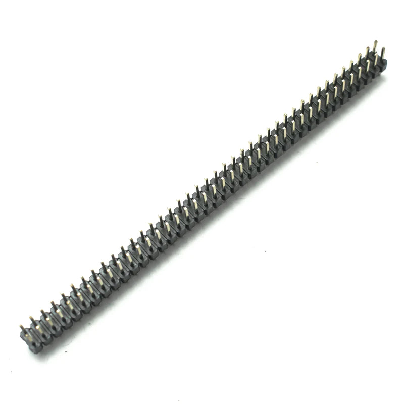 5Pcs 2.54mm Pitch 2x40 Pin Double Row Straight Male Pin Header Strip