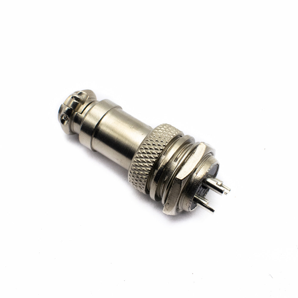 3 Pin GX-16 Aviation Connector Plug Male to Female Pair (Pack of 10)