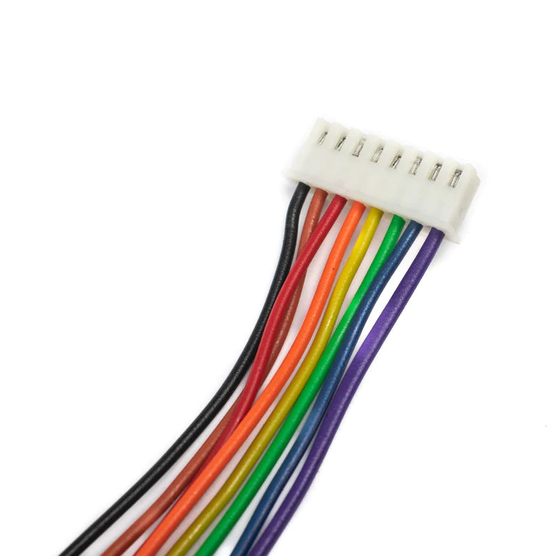 8 Pin JST Cable Connector Female - 2.54mm Pitch (Pack of 20)