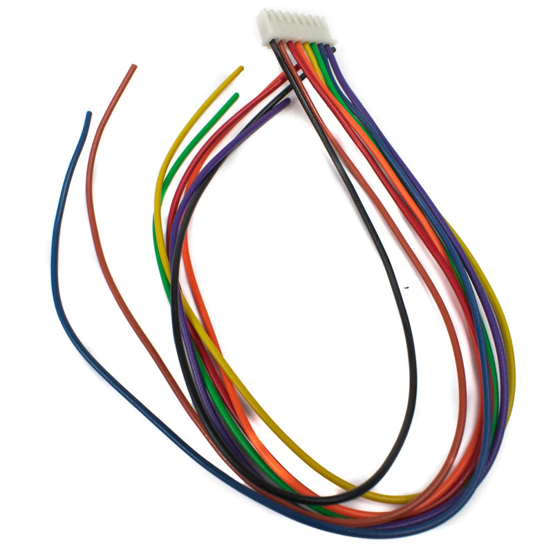 8 Pin JST Cable Connector Female - 2.54mm Pitch (Pack of 20)