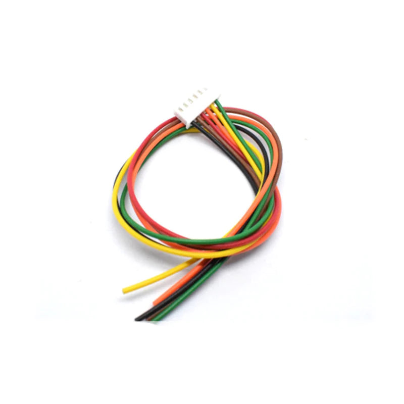 6 Pin JST Cable Connector Female - 2.00mm Pitch (Pack of 20)