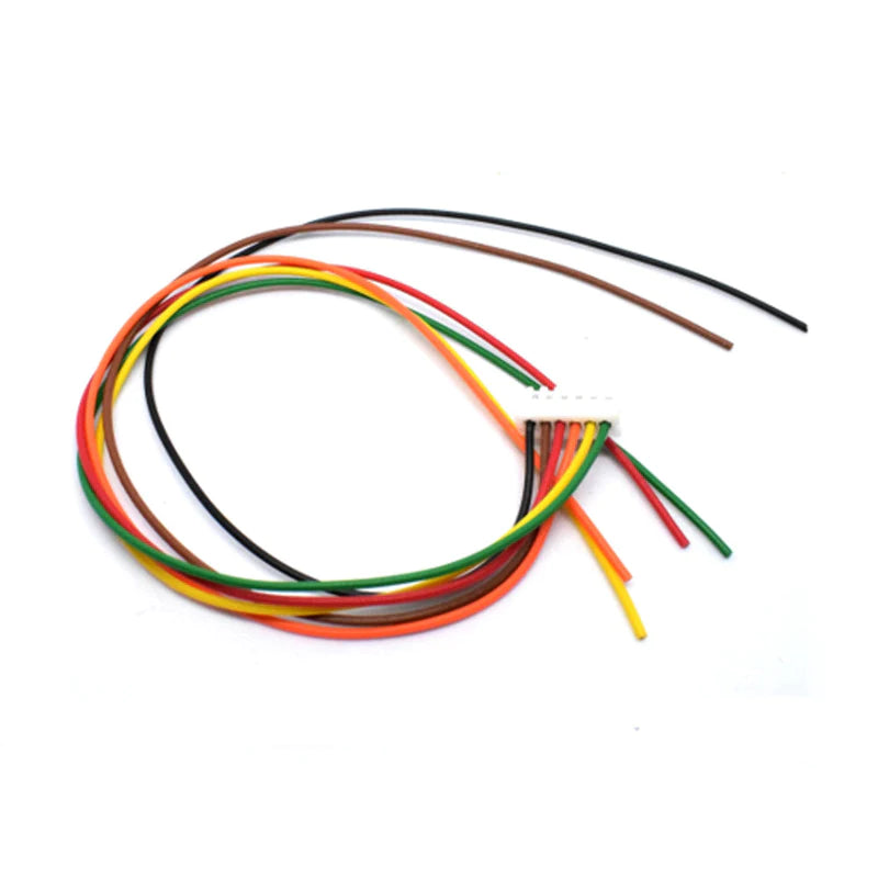 6 Pin JST Cable Connector Female - 2.00mm Pitch (Pack of 20)