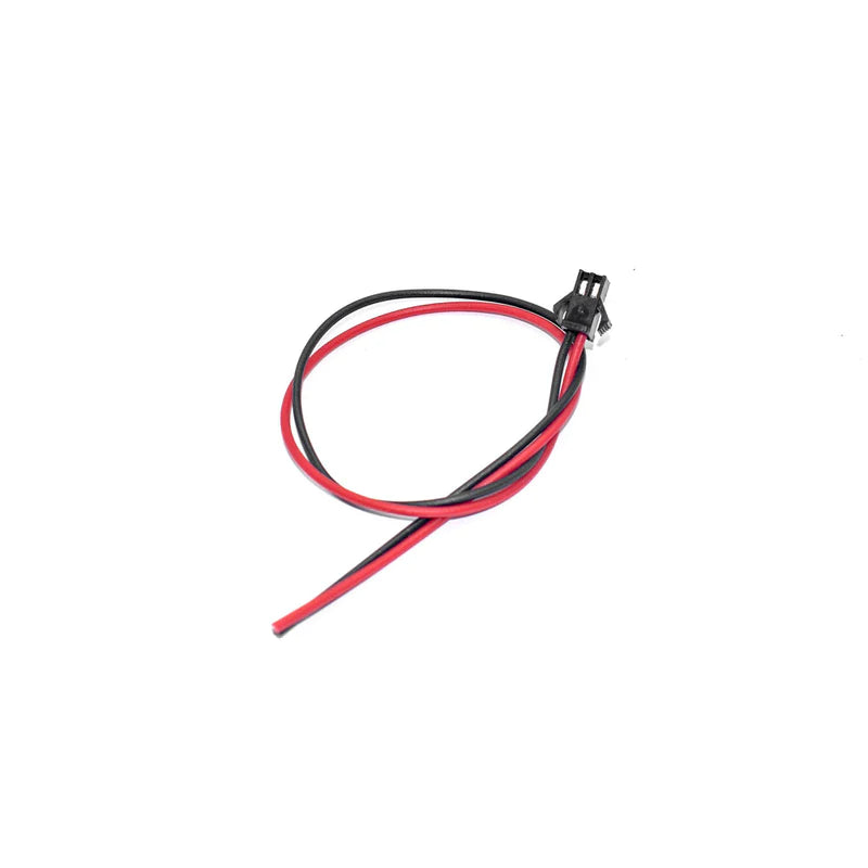 JST SM 2 Pin Plug Male and Female Connector Adapter with 11 Inch Electrical Cable Wire for LED Light (Pack of 20)