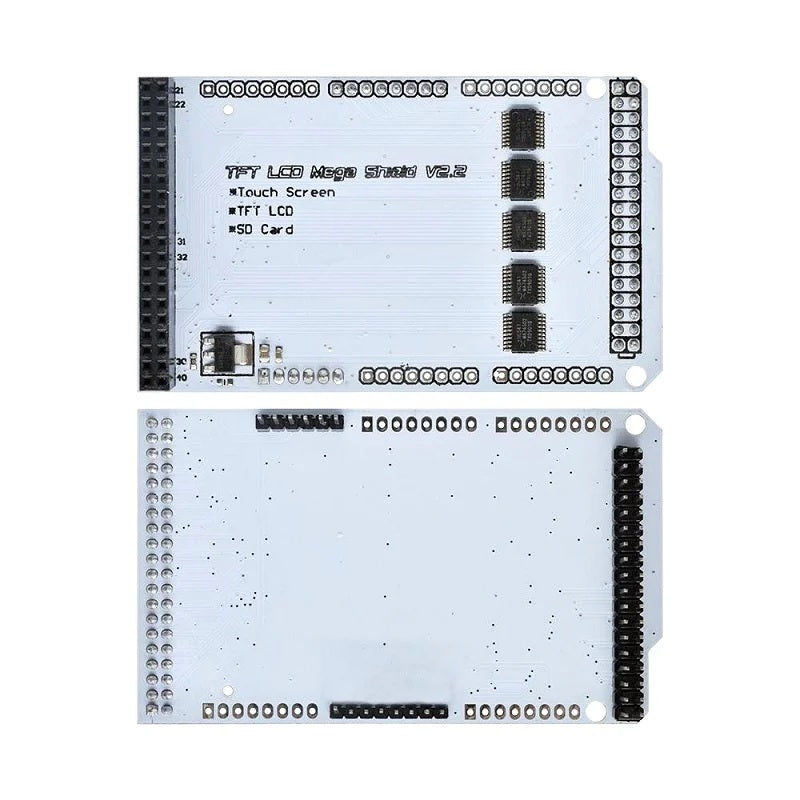 Electronic Componenets|Electronic|Componenets|TFT LCD Expansion Shield|TFT LCD|LCD|TFT LCD Mega Expansion Shield|TFT LCD Expansion Shield V2.2|LCD shields|Arduino MEGA|Shield|Arduino| TFT Display|ArrowTech|ArrowTechCart|ArrowTechCart.com|Arrow|Arrow.com