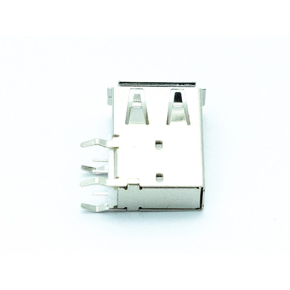 USB Type-A Vertical Female Jack Solder Connector (Pack of 10)