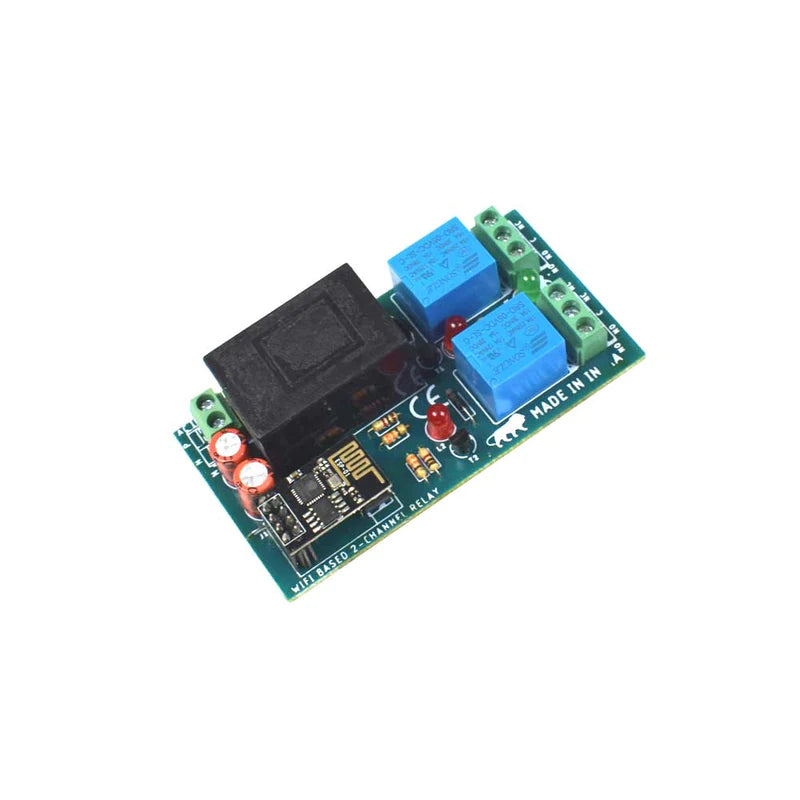 ESP-01 Wi-Fi Based Home Automation Module with 2 Channel Relay