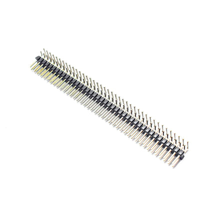 2.54mm 2x40 Pin Male Double Row 90 Degree Header Strip