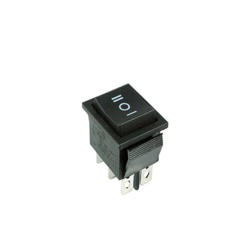 16A 250V DPDT Rocker Switch (Lock Action) (Pack of 20)