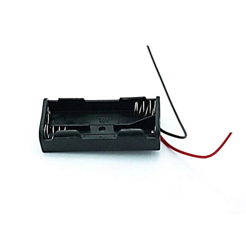 Battery Holder for 1.5V AAA Battery 2 Cells | ARROWTECHCART | ROBU | ELECTRONIC COMB