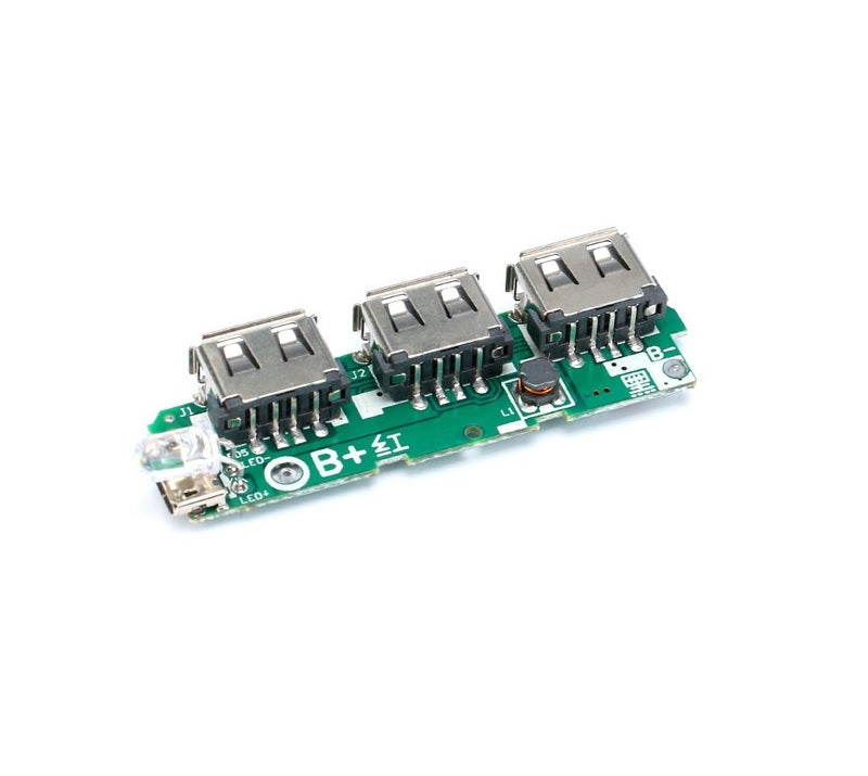 3 USB 5V 1A Power Bank Charging Module