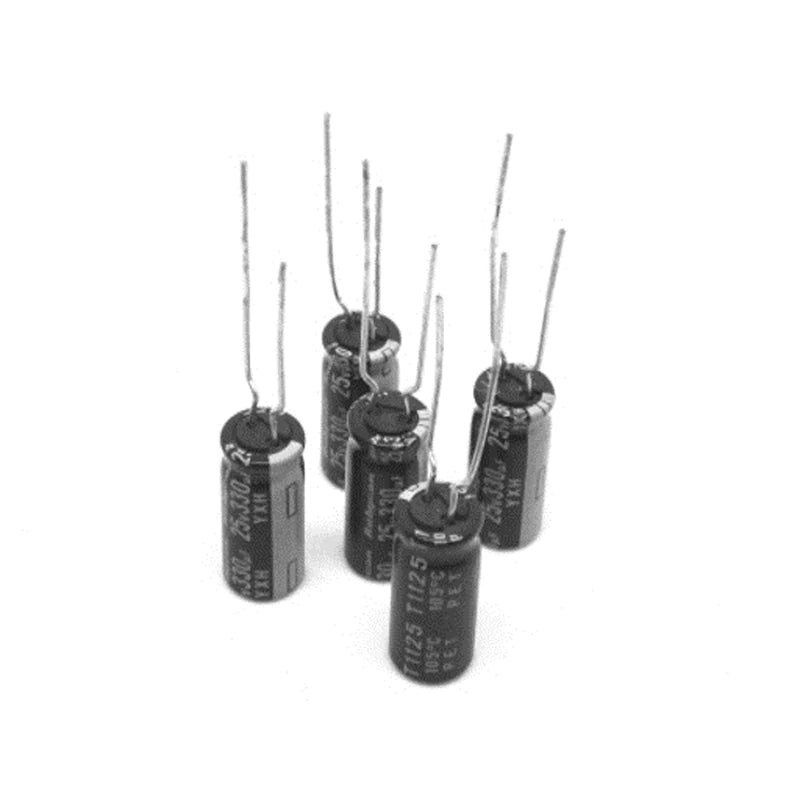 330 uF 25V Polar Capacitors