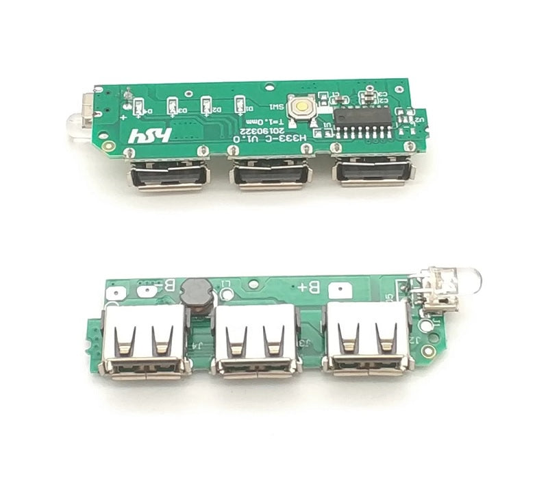 3 USB 5V 1A Power Bank Charging Module