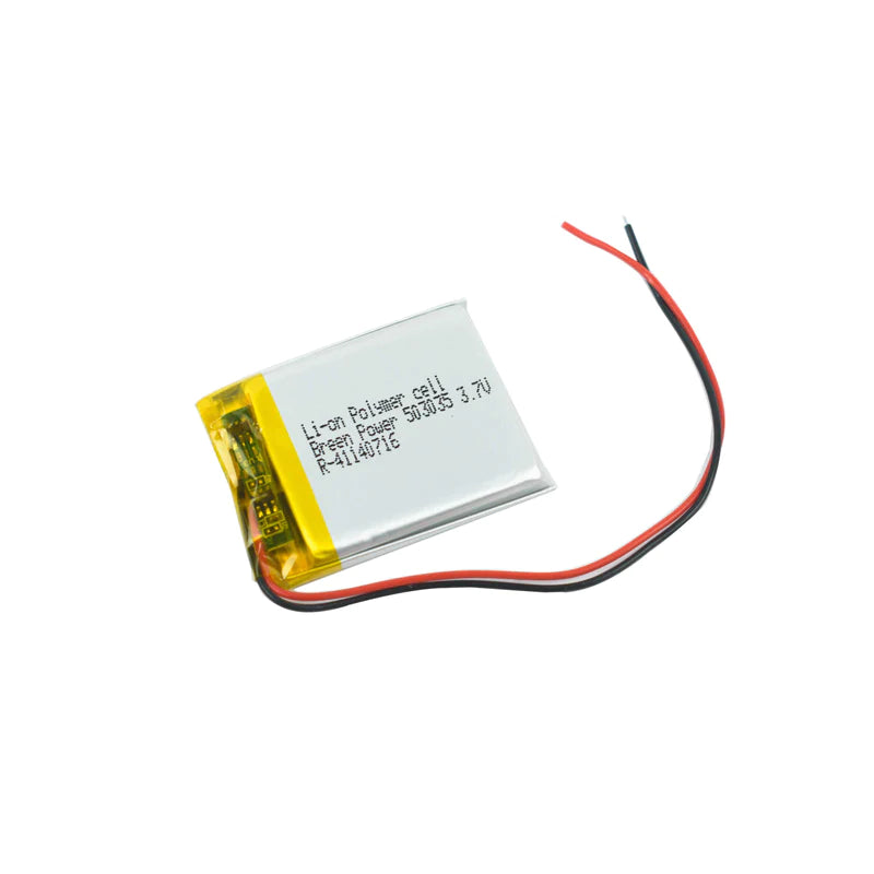 500mah 3.7v lithium polymer battery with BMS