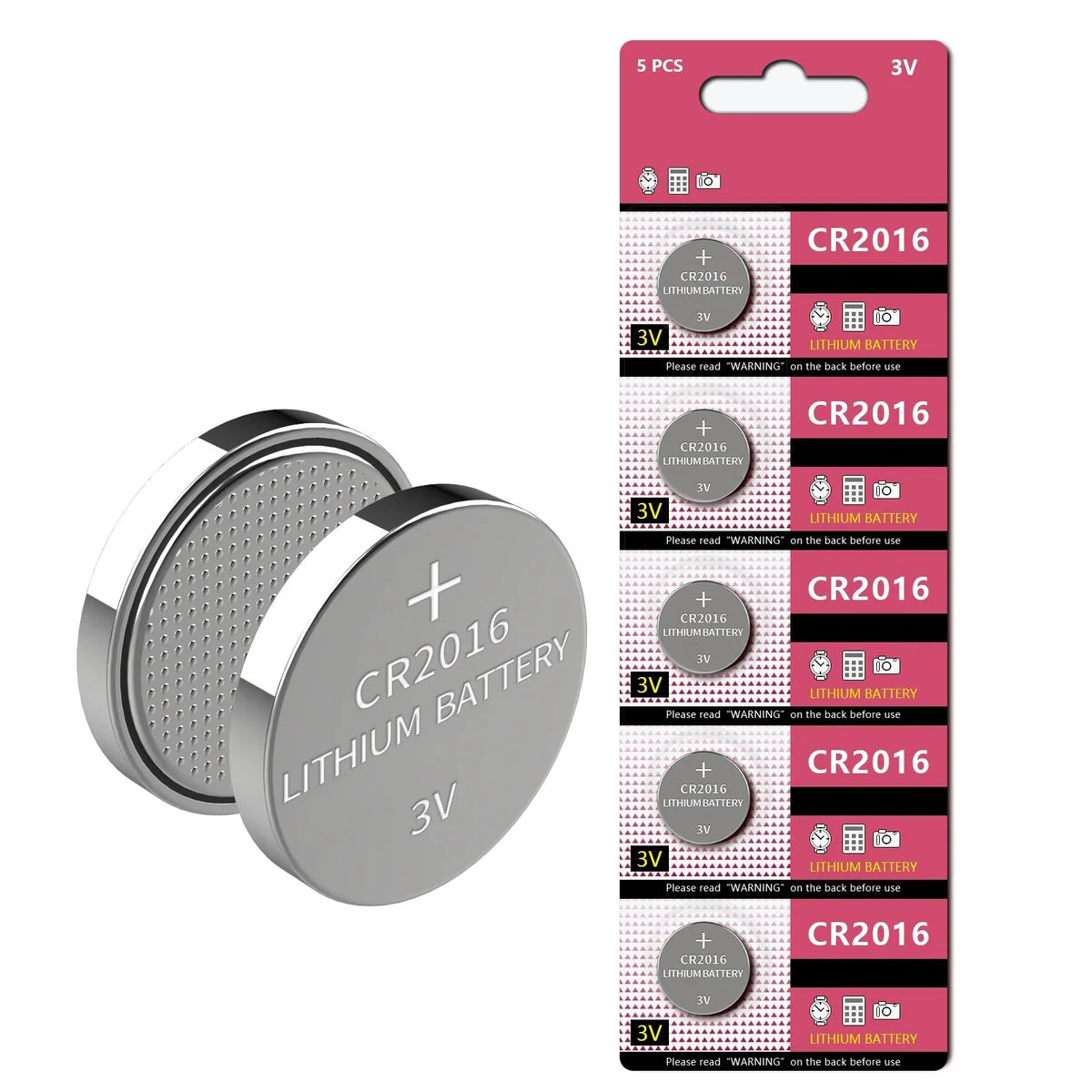 CR2016 3V Lithium Coin Cell Battery