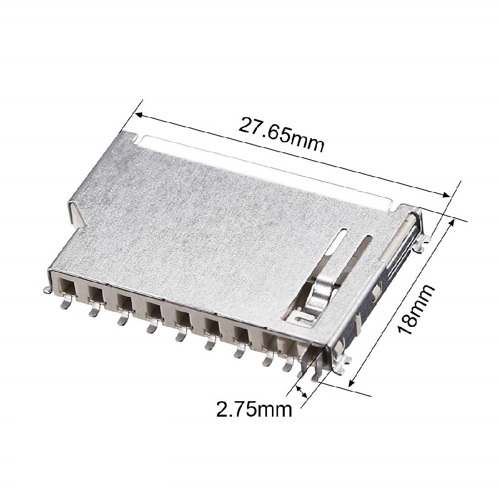 SD Memory Card Socket 11 Pin PCB Mount Connector