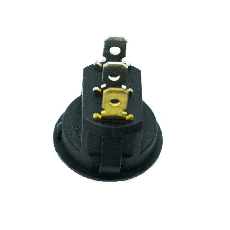 Round Rocker Switch Ac 6A 250V AC SPST ON-OFF Round Rocker Switch with Blue Light – ArrowTechCart