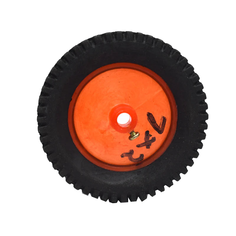 Robotic Red/Black Wheel 73mm Diameter x 13.5mm Width