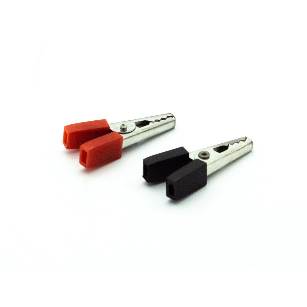 Alligator Clip Red and Black Pair