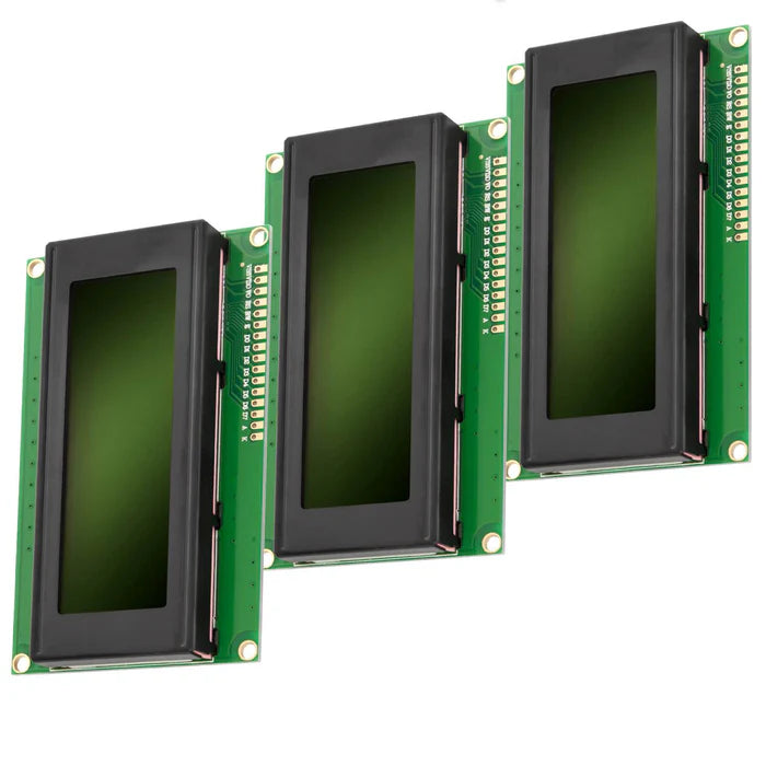 20x4, LCD2004, Parallel LCD, Yellow Backlight, Arduino, microcontrollers