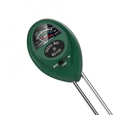 Buy 3 Way Soil Meter For Moisture, Light Intensity and pH Testing Meter ...
