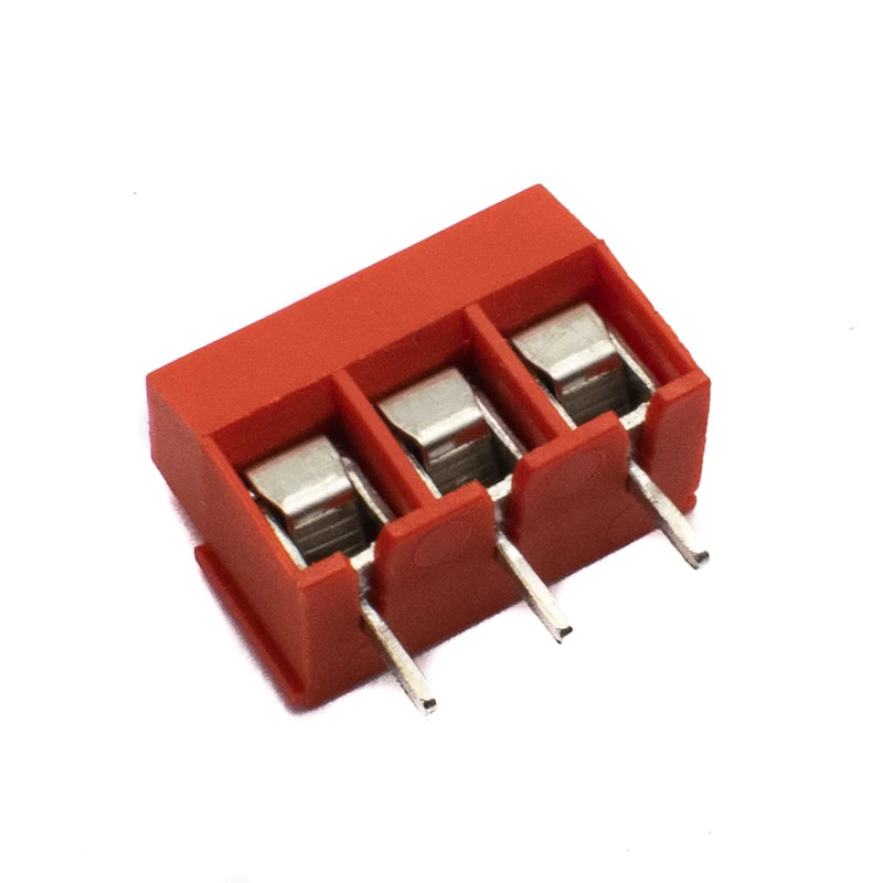 Electronic|Electronic component|3 Pin Screw Type PCB Terminal Block - 5mm Pitch RED|3 Pin PCB Terminal Block|PCB Terminal Block|3 Pin Screw Type|3 Pin 5mm Pitch|Terminal Block|3 Pin PCB Terminal Block|3 Pin PCB Mount Screw Terminal Block Connectors|Arrow|Arrowtech|Arrowtechcart|Arrowtechcart.com