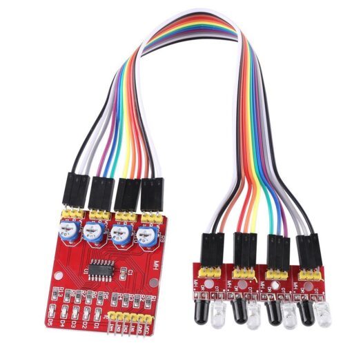Buy 4-Channel Infrared IR Line Follower 4 Way Transmission Line Sensor ...