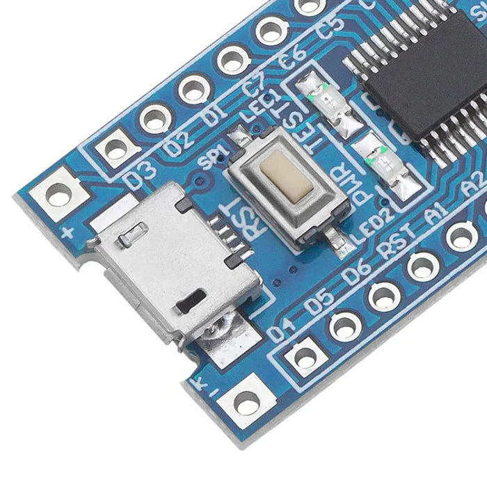 Core STM8S103F3P6 Development Board with Micro USB