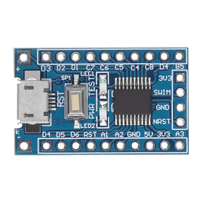 Core STM8S103F3P6 Development Board with Micro USB