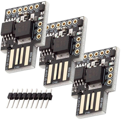 Electronic|Electronic component|Components|ATTINY85 USB|ATTINY85 USB development boards|ATTINY85 is a small development board|ATTINY85|embedded electronics|Digispark ATTINY85|Digispark|ATTINY85 ATMEL Microcontroller|ATMEL|ATMEL Microcontroller|Microcontroller|Arrow|Arrow.com|Arrowtech|ArrowTech.com|Arrowtechcart|Arrowtechcart.com