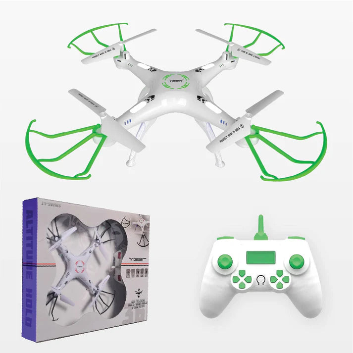 VEER 360 | Green | Altitude Holding Drone | Double Battery-Double Fun