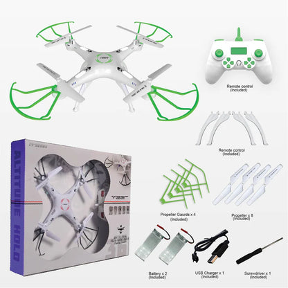 VEER 360 | Green | Altitude Holding Drone | Double Battery-Double Fun