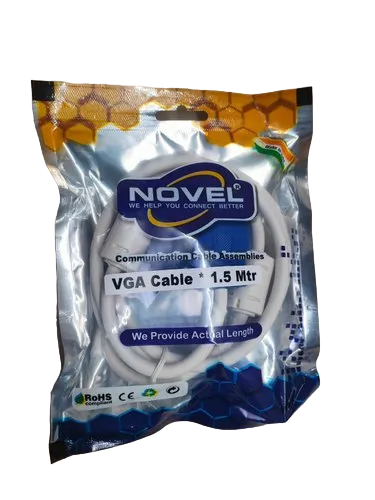 NOVEL VGA Male To VGA Male Cable 1.5 Meter