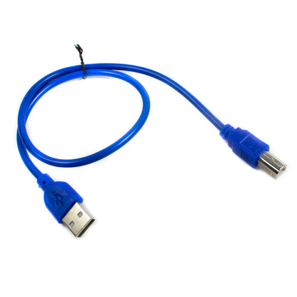Arduino UNO Cable USB Type-A to Type-B Male (Blue)