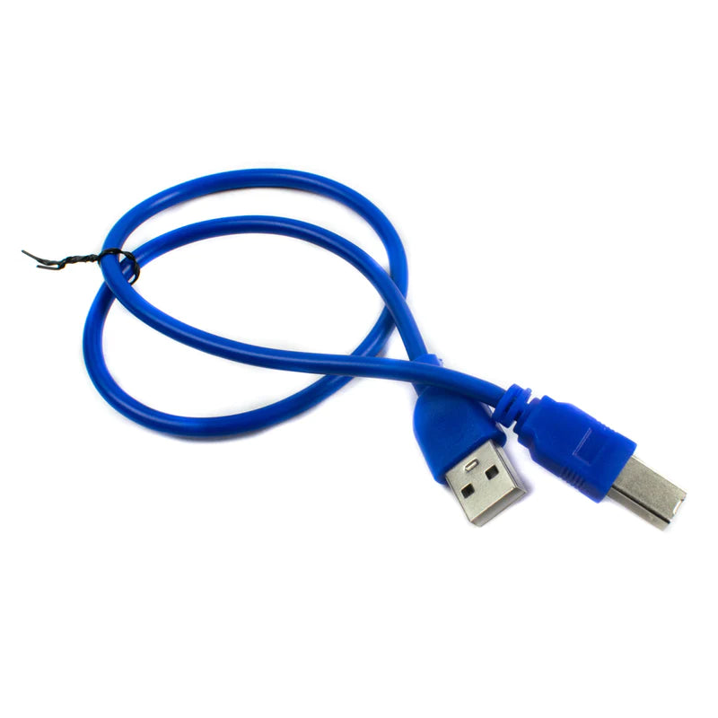 Arduino UNO Cable USB Type-A to Type-B Male (Blue)