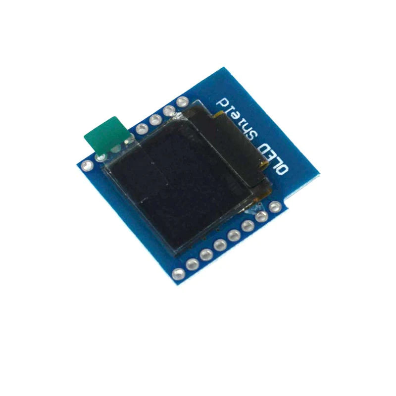 0.66 inch OLED Display Shield for D1 Mini – I2C small screen module for Arduino and ESP8266 projects