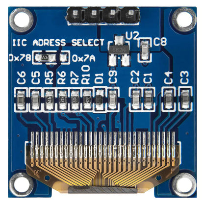 0.96 inch OLED Display Module with built-in voltage regulator – I2C SPI screen for Arduino, ESP32, Raspberry Pi